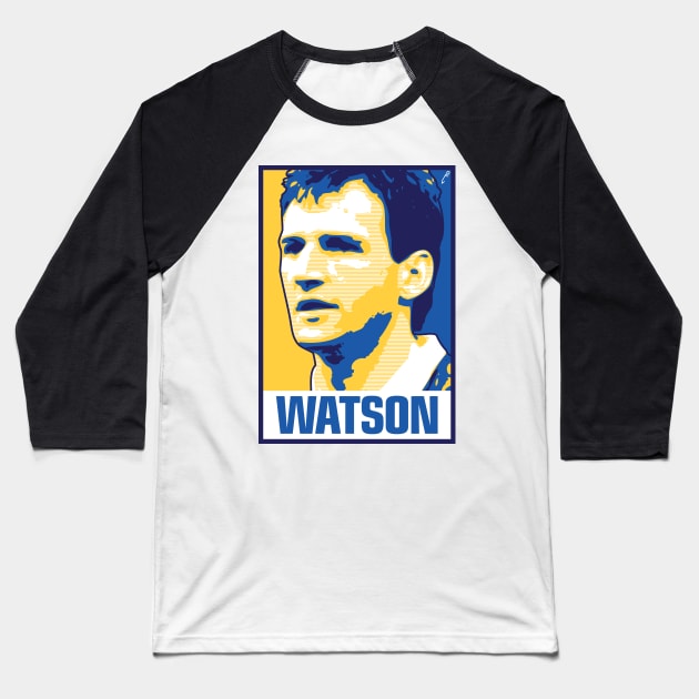 Watson Baseball T-Shirt by DAFTFISH